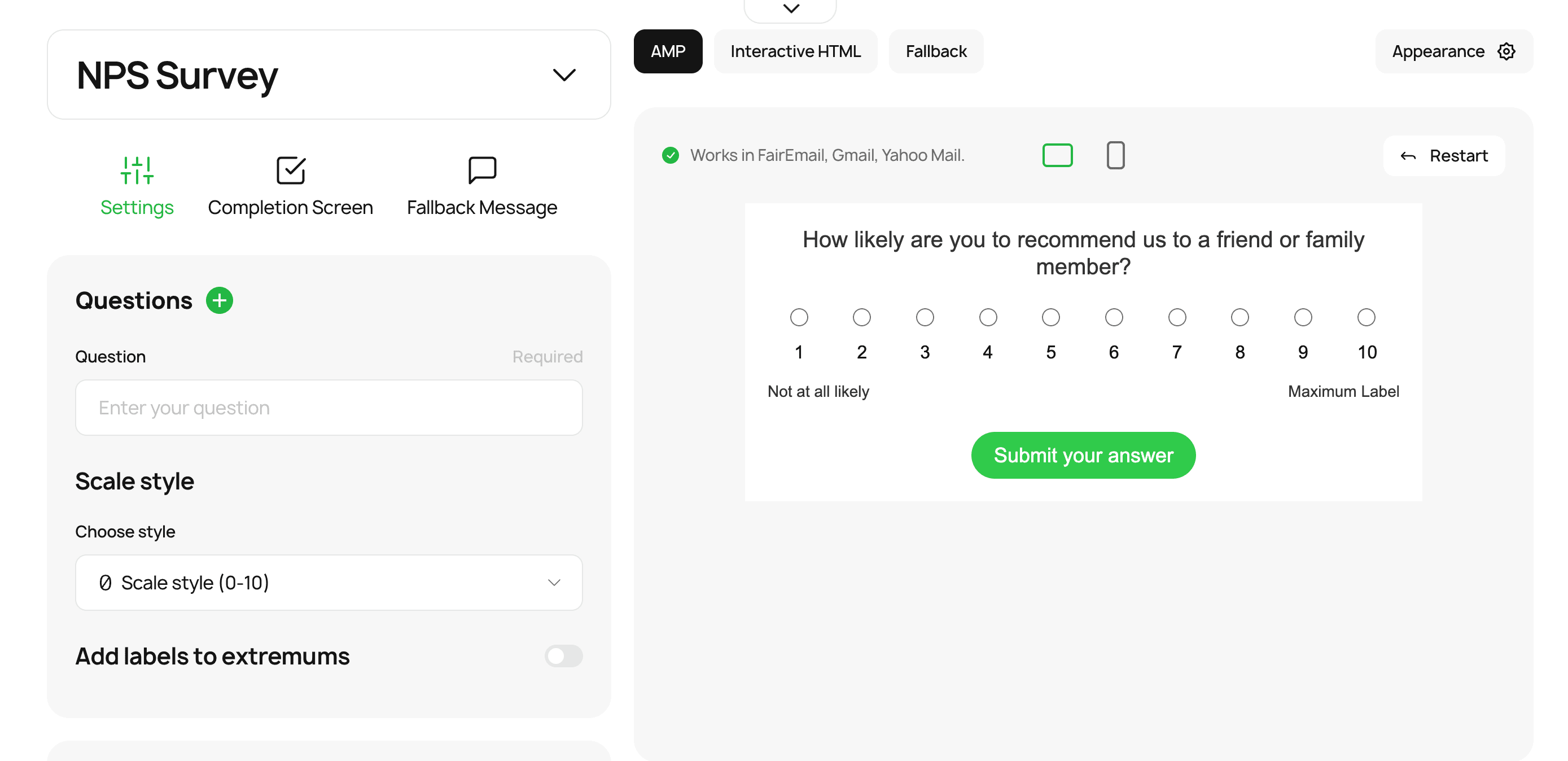 How to create an NPS survey easily How to create an NPS survey easily
