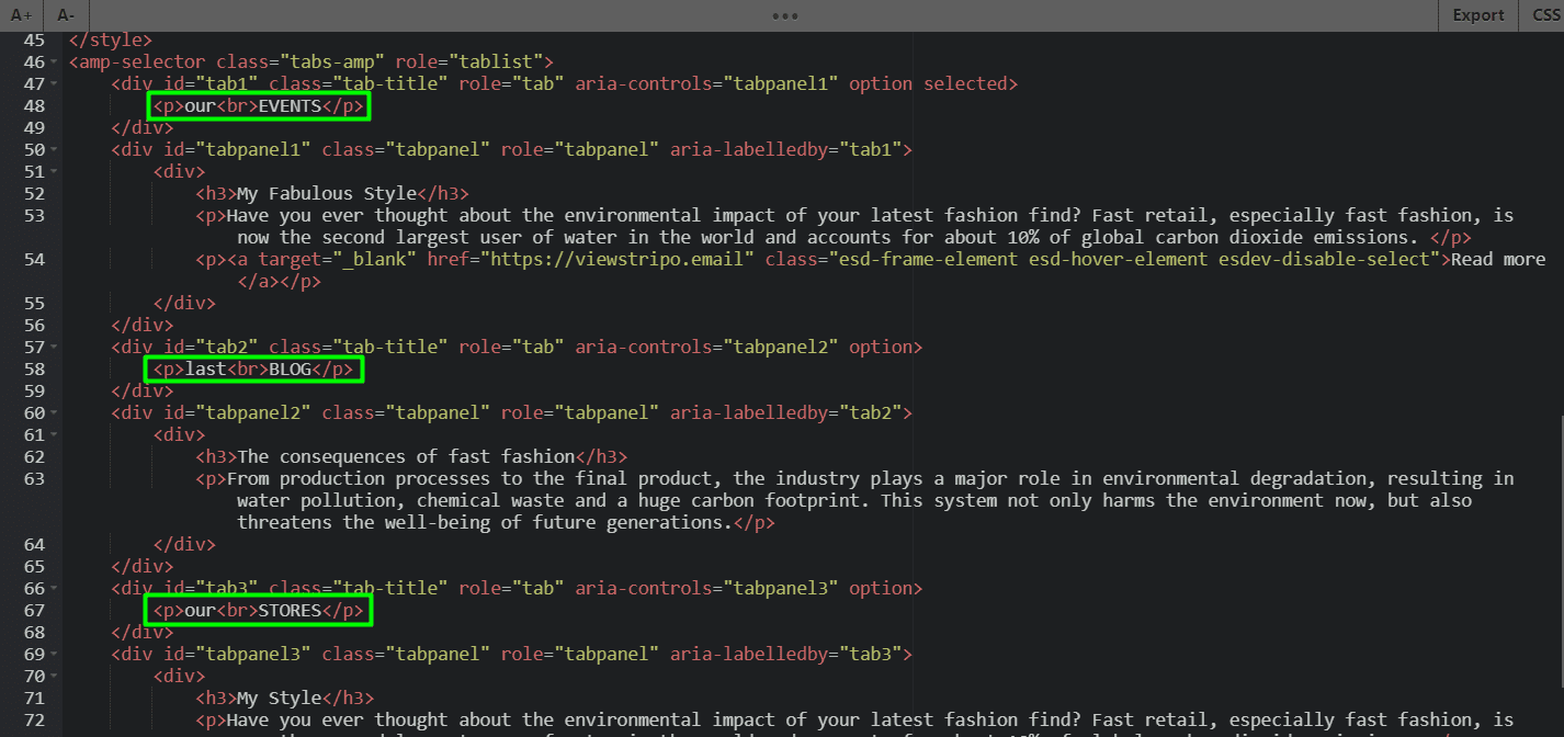 Where to edit tabs name Where to edit tabs name