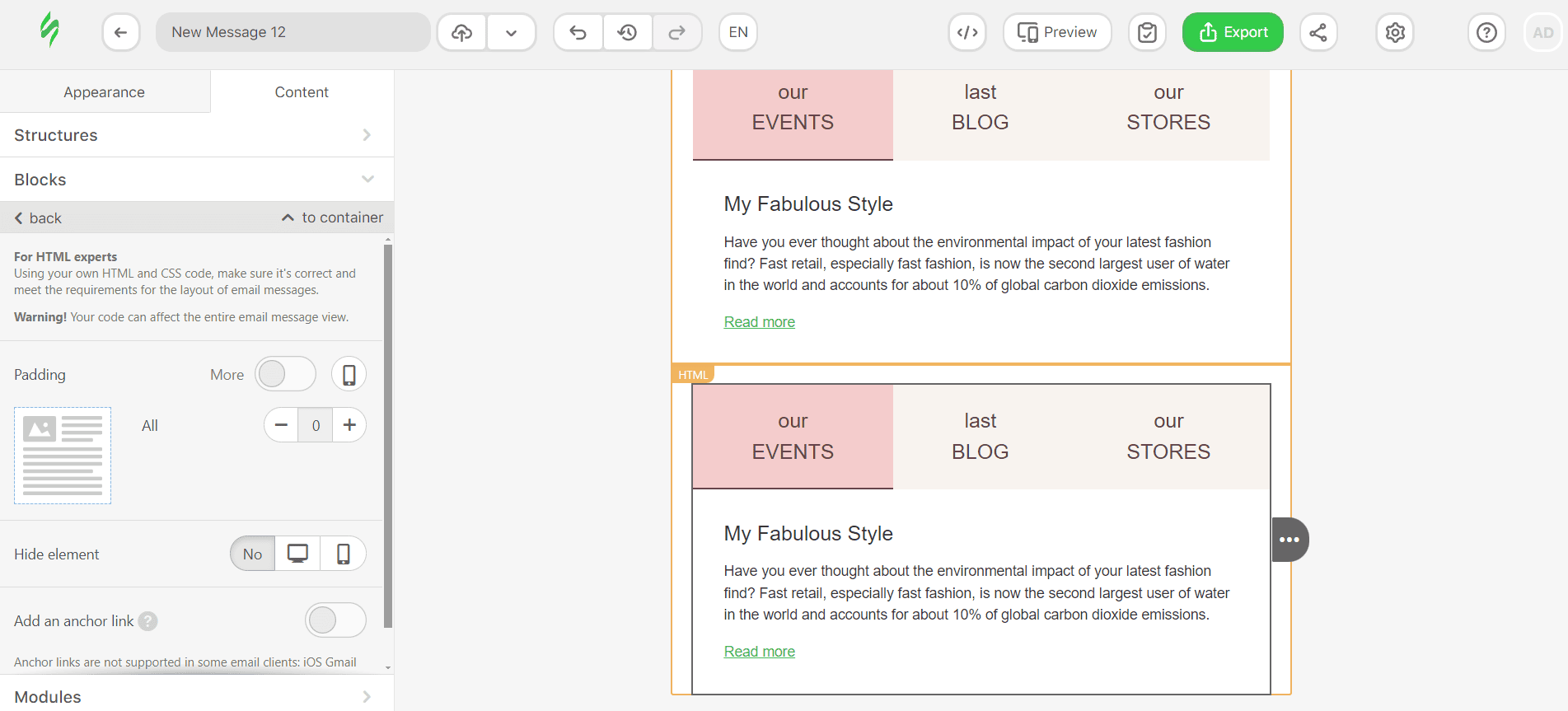 HTML version with styles HTML version with styles