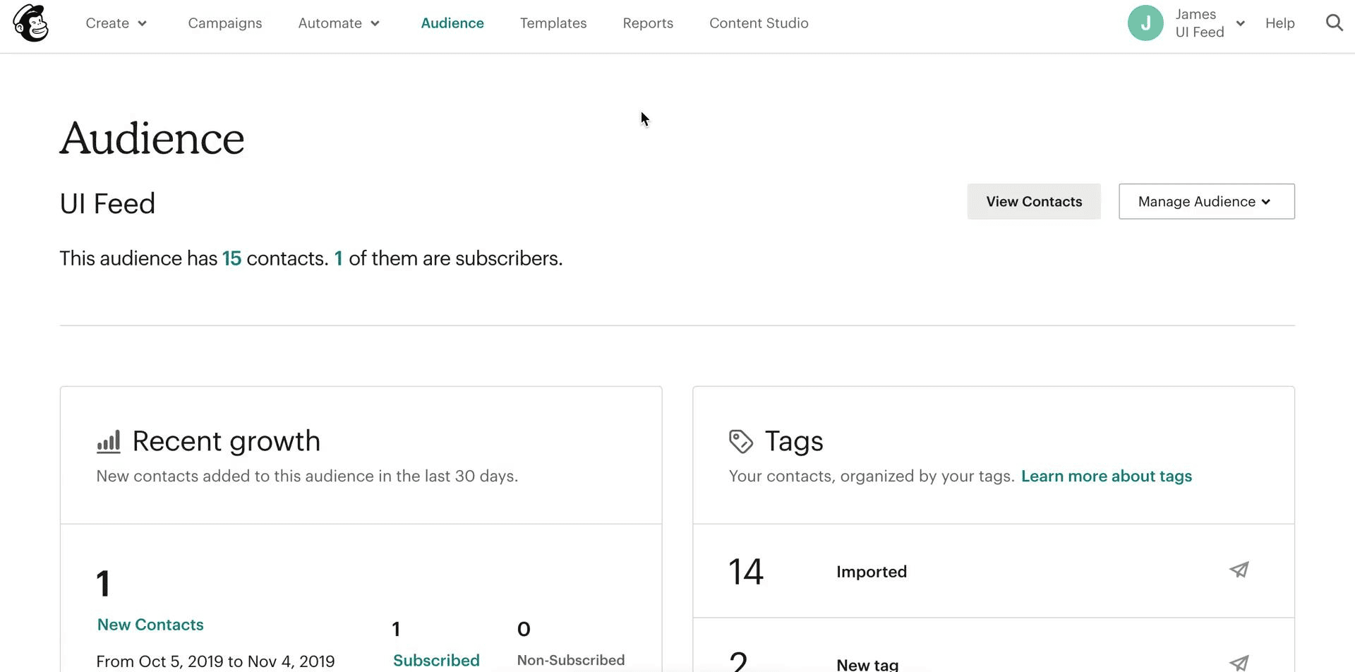 Mailchimp API Interface Mailchimp API Interface