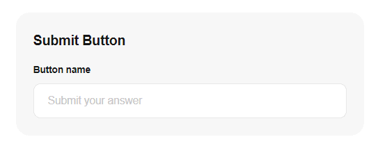 Customizing the submit button