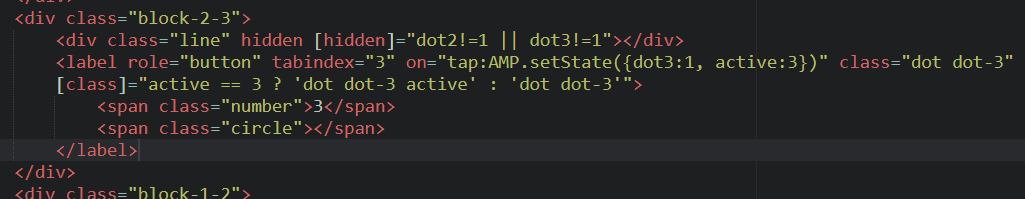 On of the game block with dots On of the game block with dots