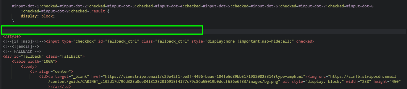 Place for pasting fallback styles code Place for pasting fallback styles code