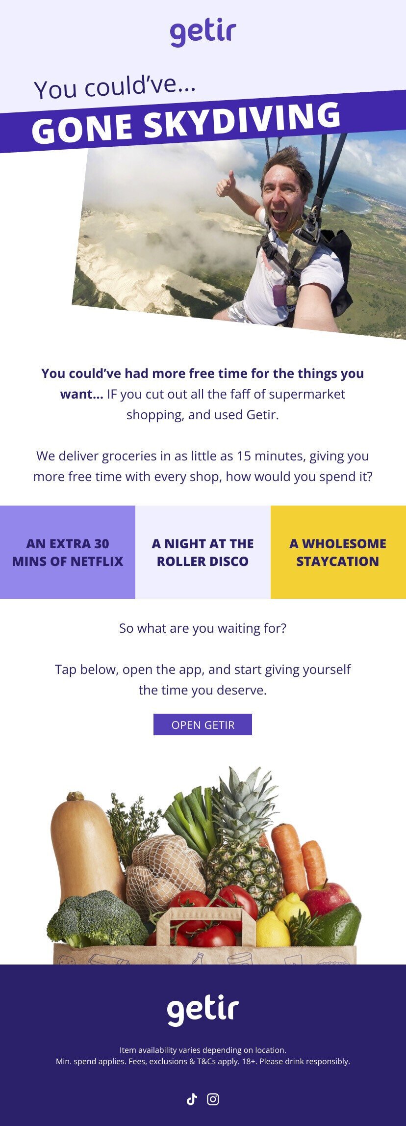 Example of email for eCommerce brand Example of email for eCommerce brand