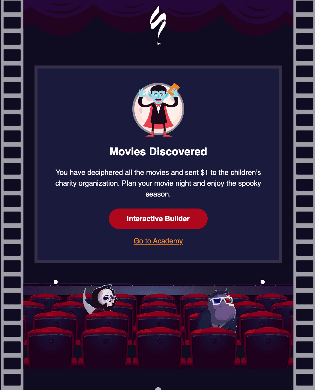 Halloween email example Halloween email example