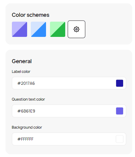 Tweaking quiz colors Tweaking quiz colors