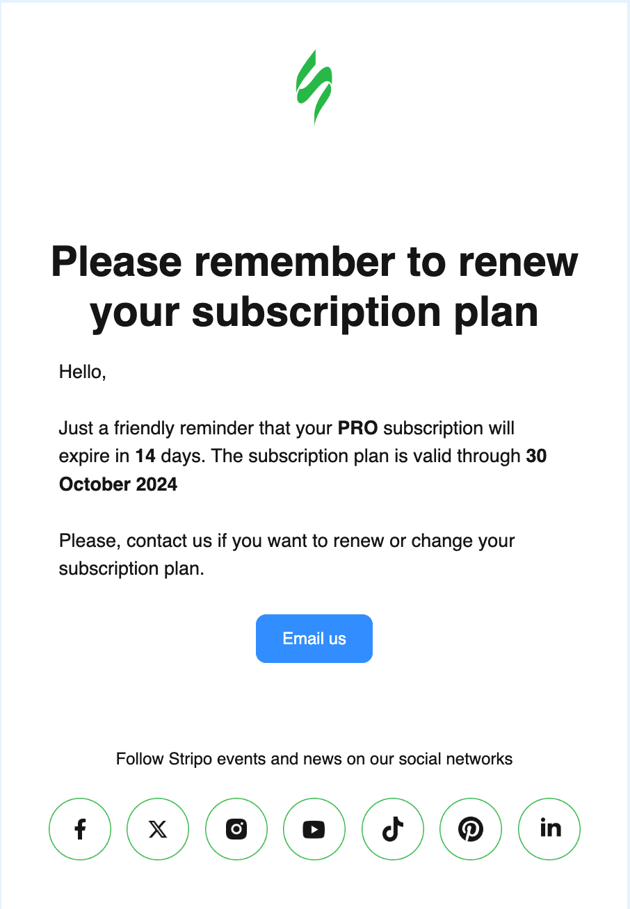 Customer retention email series