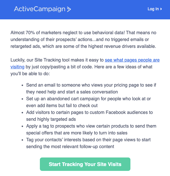 Great Business Welcome Email Series _ Example