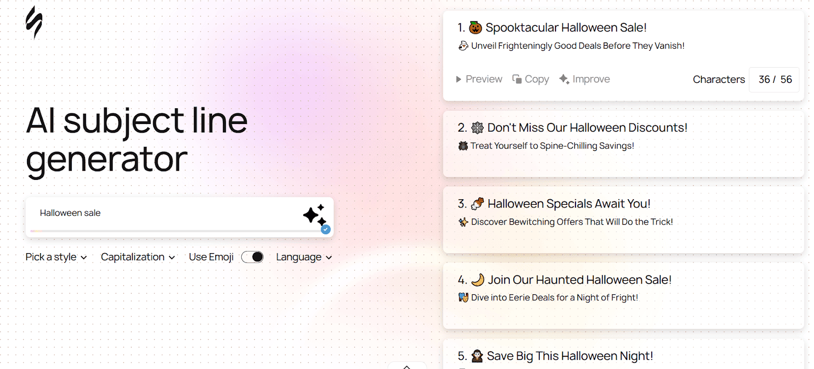 How to work with Stripo’s AI Subject line generator How to work with Stripo’s AI Subject line generator