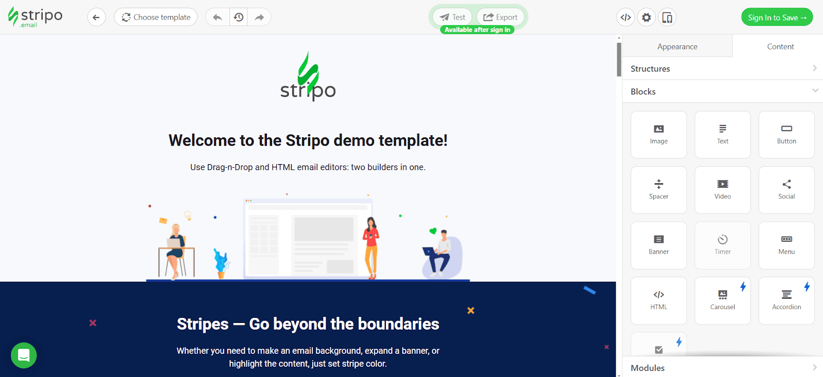 Old demo editor Old demo editor