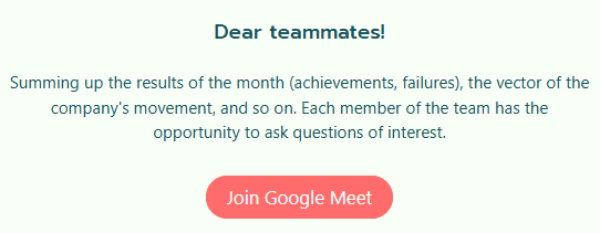 Esempio di motivazione per un'email di richiesta di incontro