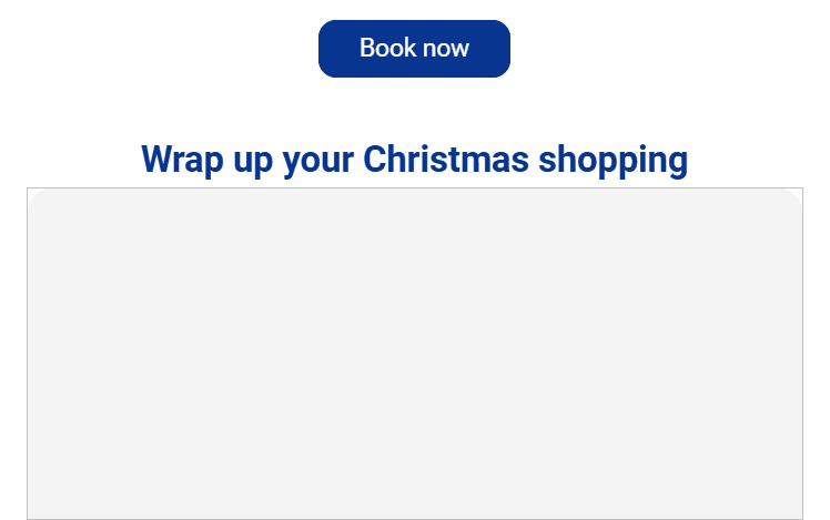 Приклад з універсальною CTA-кнопкою за умови вимкнених зображень