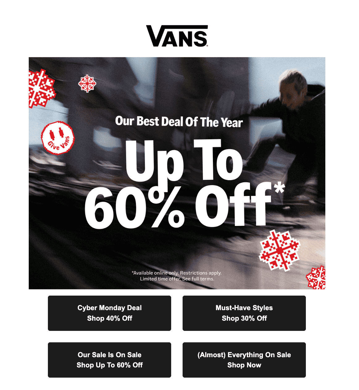 Email campaign example for a potential customer Email campaign example for a potential customer