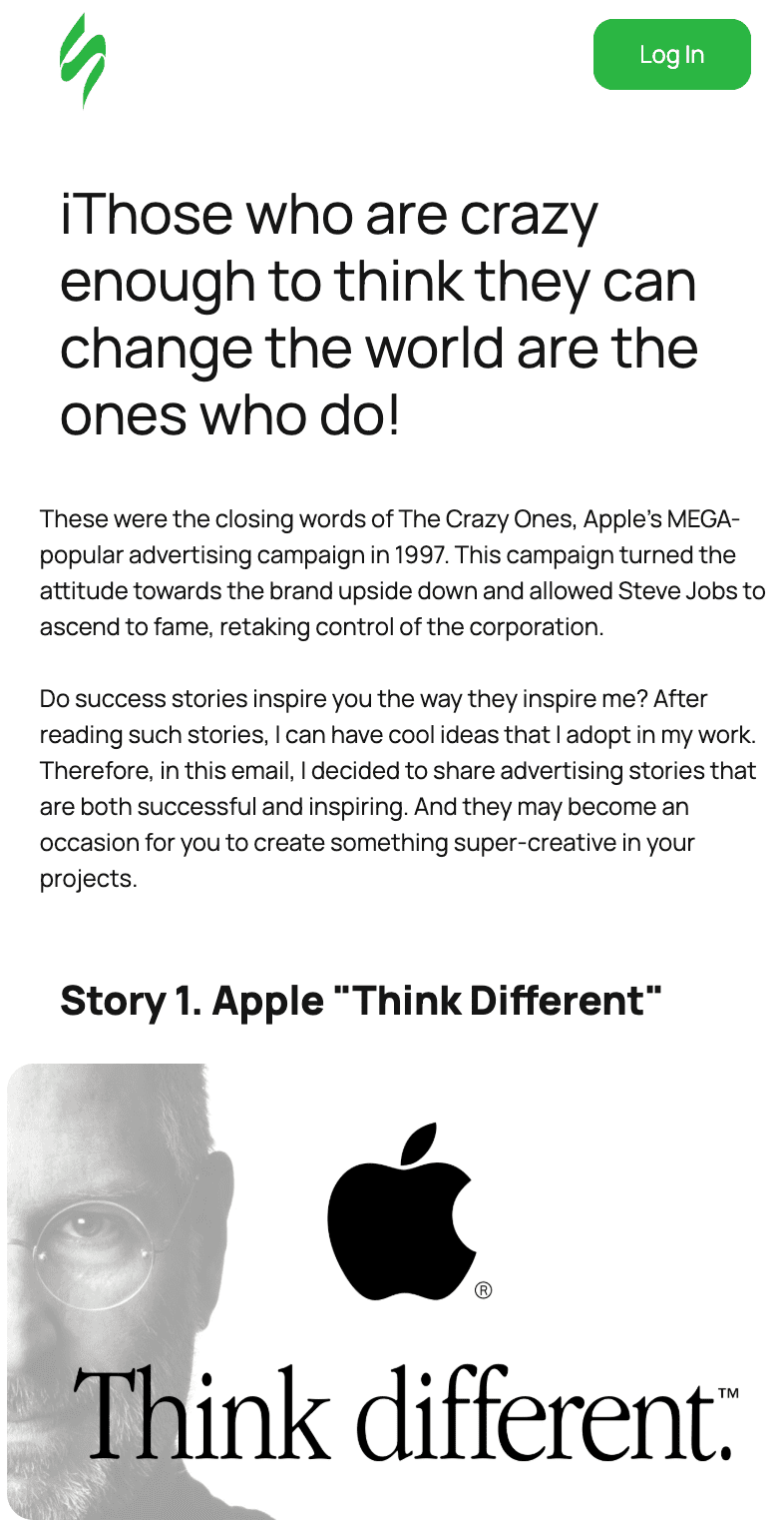 How to use success stories in emails How to use success stories in emails