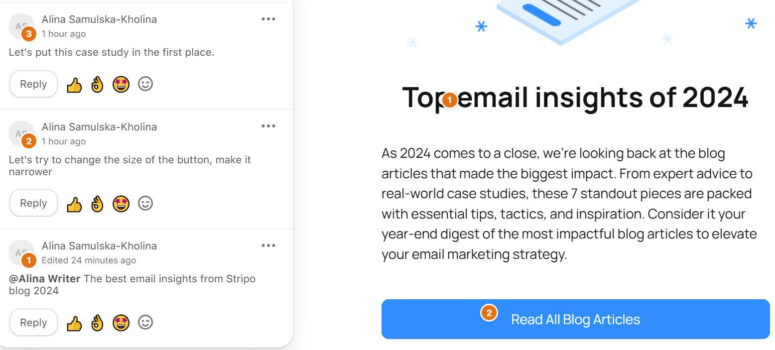 How to use commenting for large email marketing teams How to use commenting for large email marketing teams
