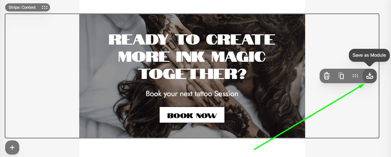 Saving content as modules Saving content as modules