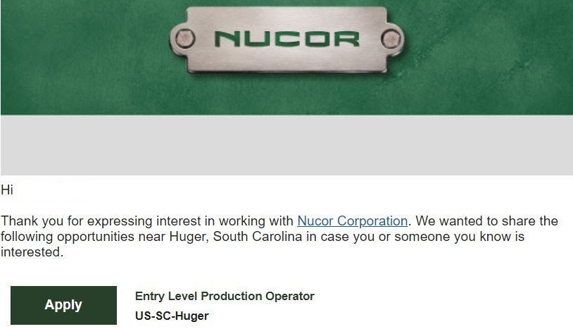 Stripo-Job-Alert-Nucor Stripo-Job-Alert-Nucor