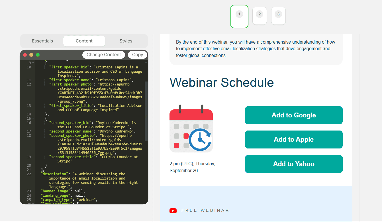 Content editor in AI Assistant Content editor in AI Assistant