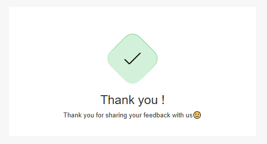 Text and image completion message Text and image completion message