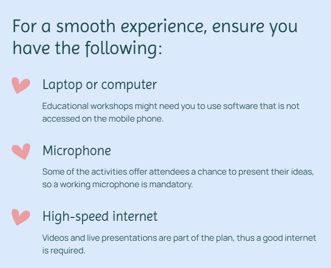 E-Mail-Erinnerung mit Teilnahmevoraussetzungen E-Mail-Erinnerung mit Teilnahmevoraussetzungen