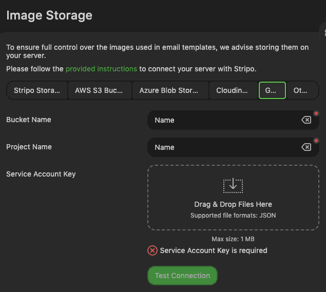 Google Cloud as a new image storage option Google Cloud as a new image storage option