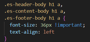 CSS before optimization CSS before optimization