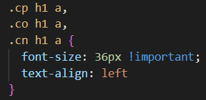 CSS after optimization CSS after optimization