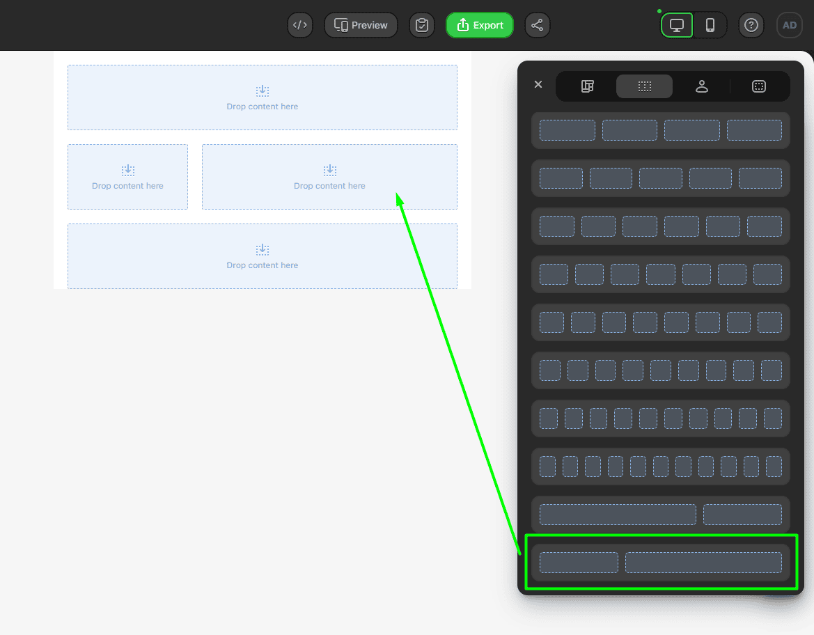Choosing and adding structures Choosing and adding structures