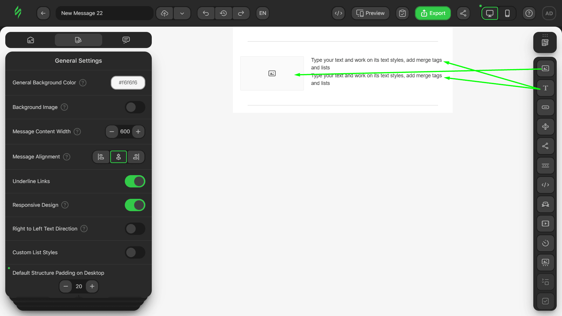 Adding Text blocks and imagery Adding Text blocks and imagery