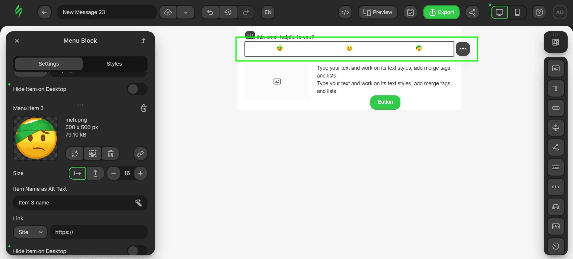 All icons with the appropriate images All icons with the appropriate images