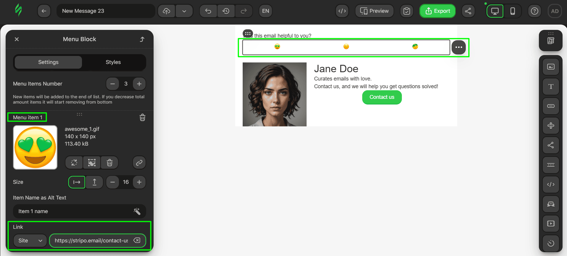Adding links to icons Adding links to icons