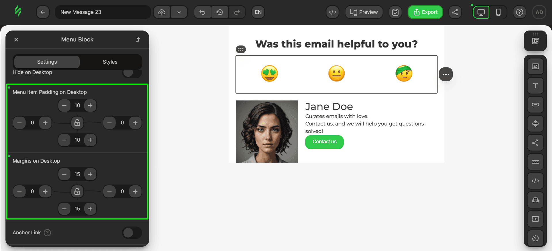 Adding padding and margins to the title Adding padding and margins to the title
