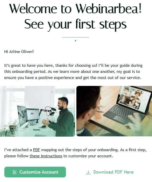 Приклад шаблону листа для онбордингу Приклад шаблону листа для онбордингу