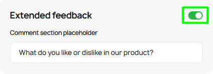 Adding text to your feedback form Adding text to your feedback form