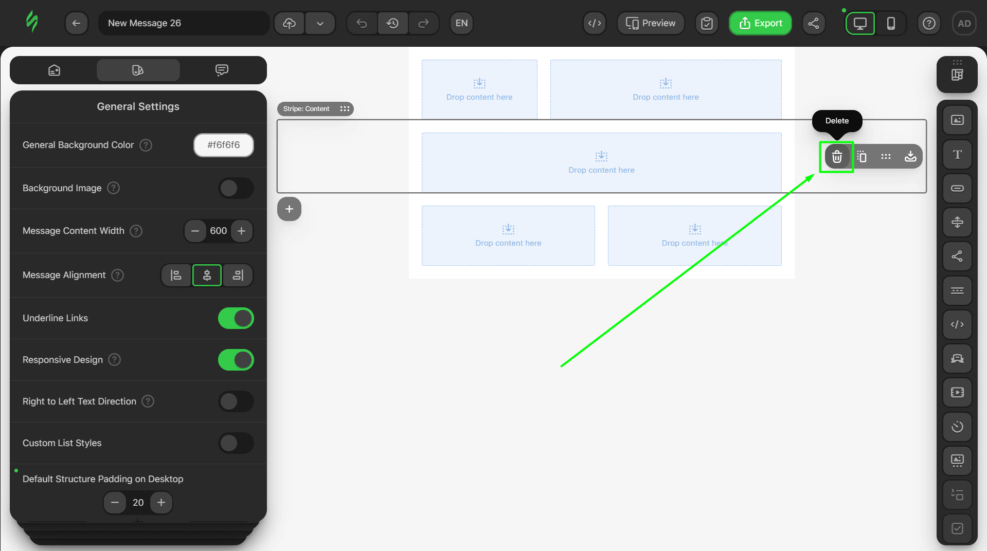 Deleting structures Deleting structures