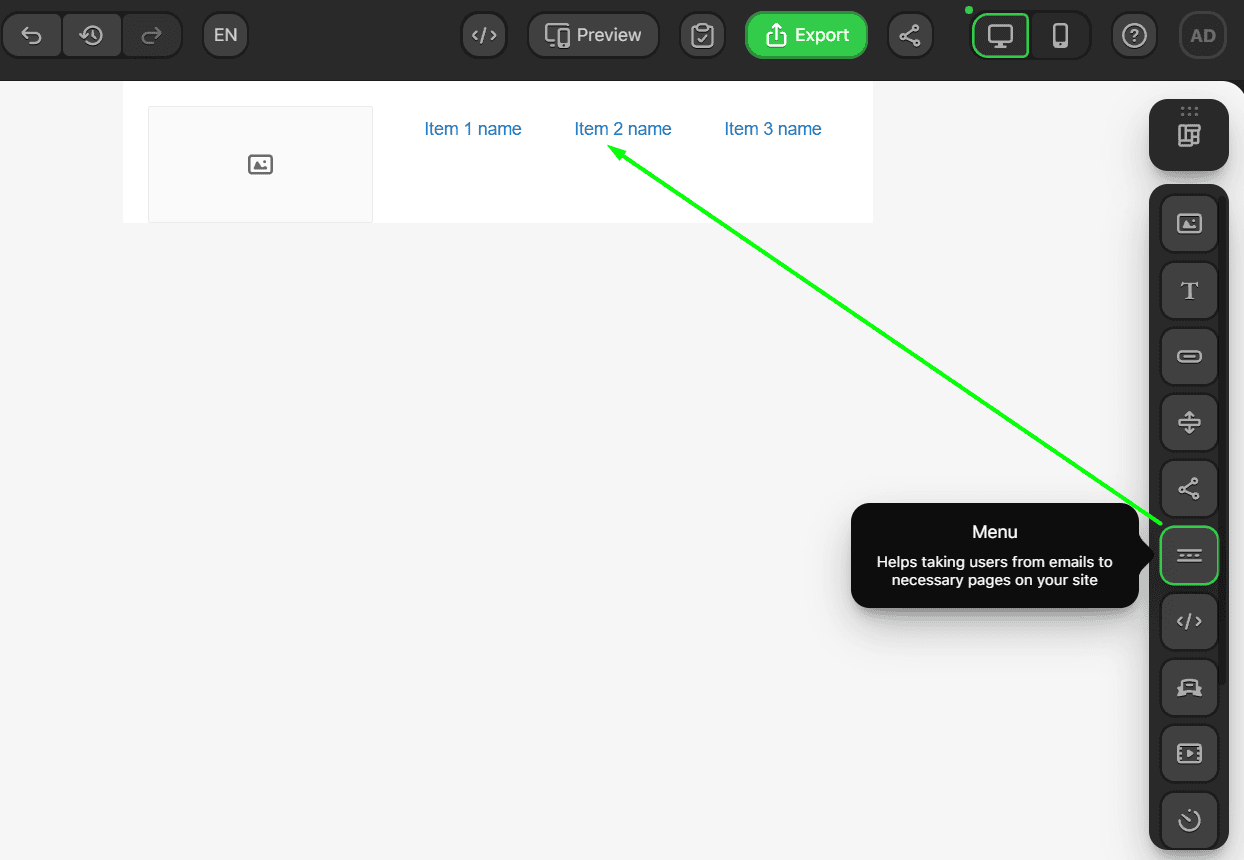 Adding Menu block Adding Menu block