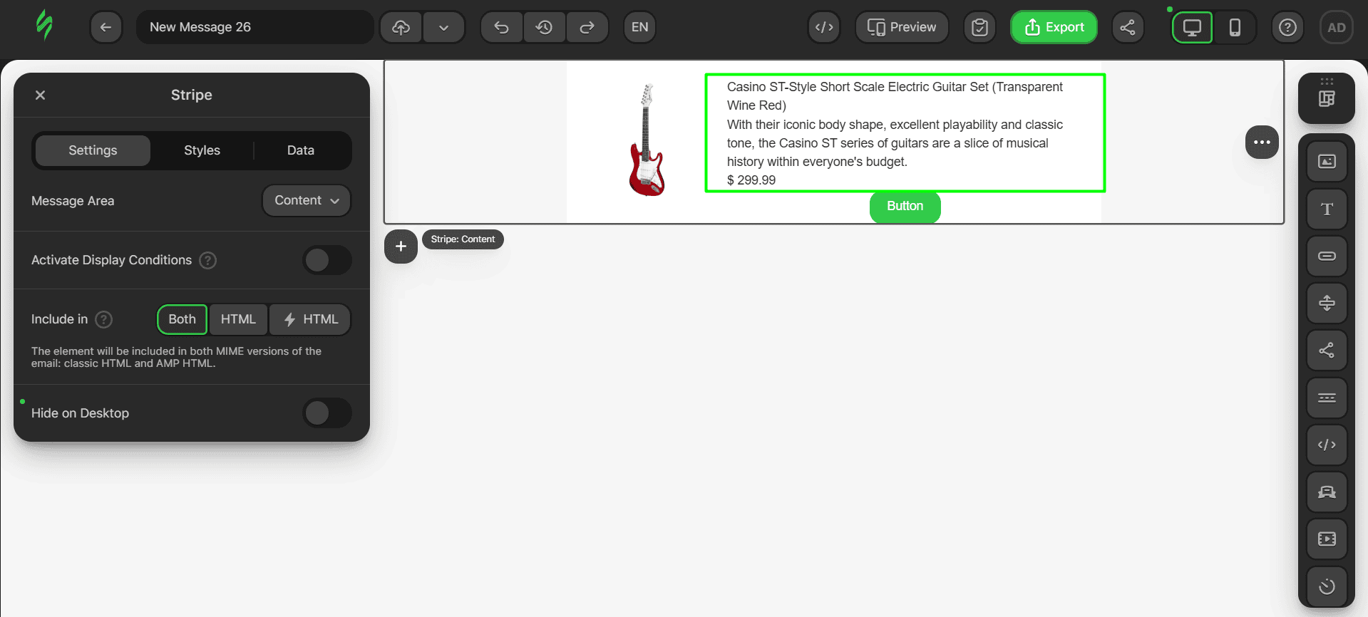 Adding the text Adding the text