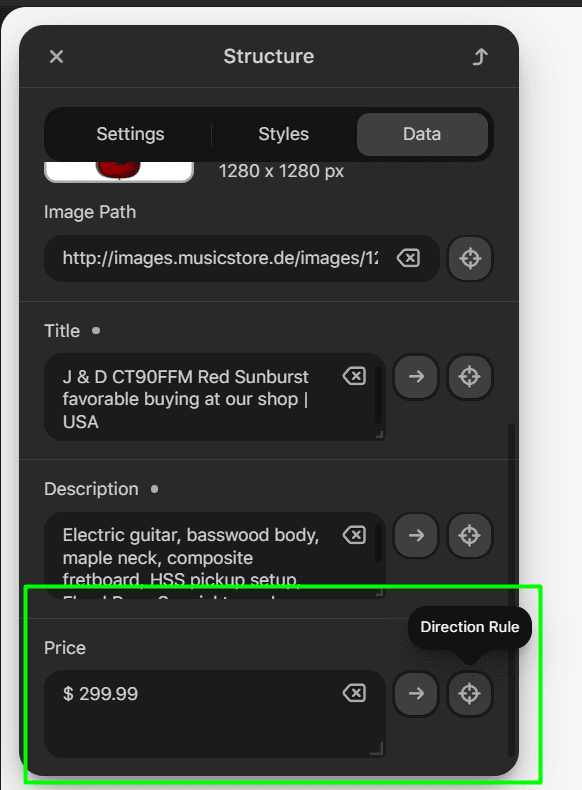 Price Direction Rule Price Direction Rule