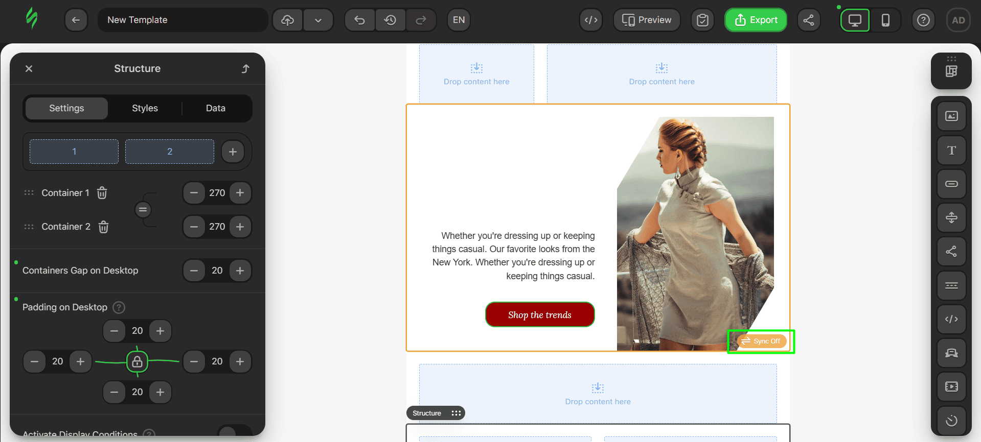Synchronization is off