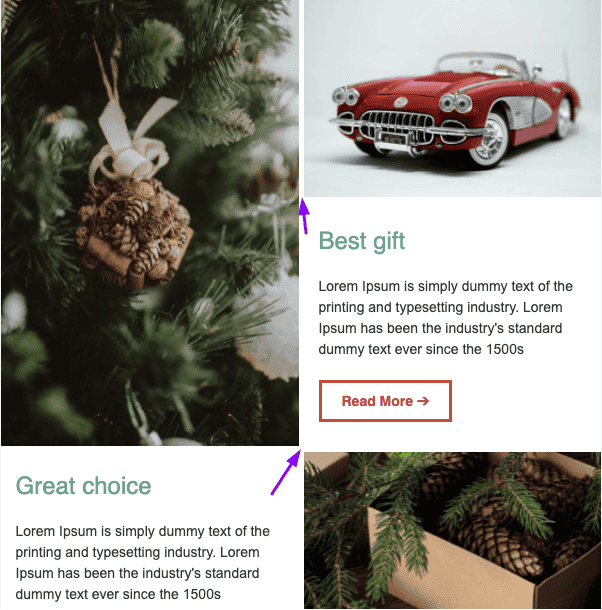 Прокладки між елементами на мобільних пристроях