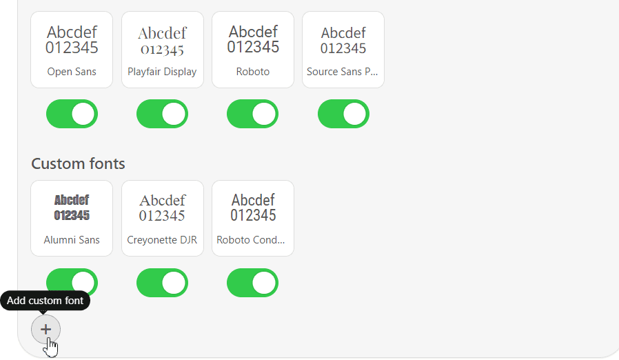 Stripo Custom Fonts _ Click to Add Your Custom Font Stripo Custom Fonts _ Click to Add Your Custom Font