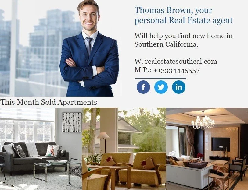 Підпис листа для інформації про підпис нерухомості _ Деталі мають значення