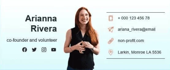 Приклад підпису власника малого бізнесу