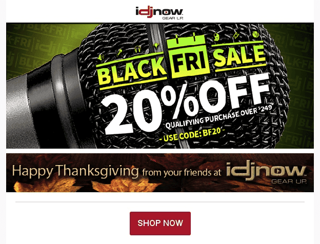 Thanksgiving Email Marketing Campaign _ Two Holidays in One Message Thanksgiving Email Marketing Campaign _ Two Holidays in One Message