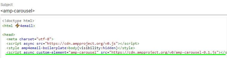 Stripo Будівництво електронних листів AMP за допомогою сценарію Google Playground