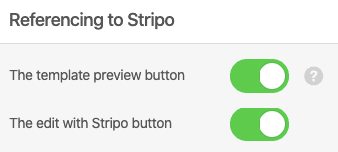 The Referencing to Stripo Button