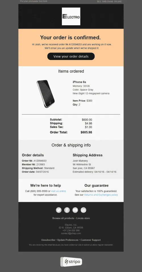 510-Stripo-Gadgets-Trigger-newsletter-Order-Confirmation-email-web