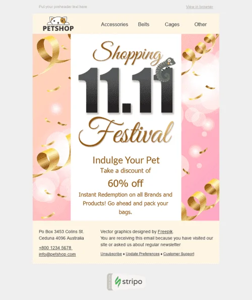 1185-Stripo-Pets-Holiday-newsletter-Global-Shopping-Festival-email-web