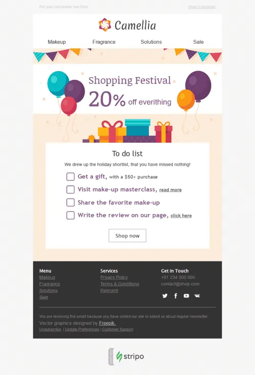 1235-Stripo-Cosmetics-Holiday-newsletter-Global-Shopping-Festival-Holiday-Shortlist-email-web