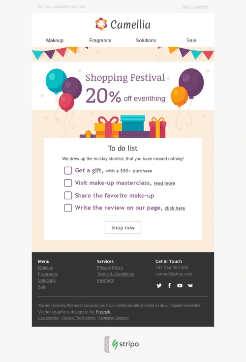 1235-Stripo-Cosmetics-Holiday-newsletter-Global-Shopping-Festival-Holiday-Shortlist-email-web